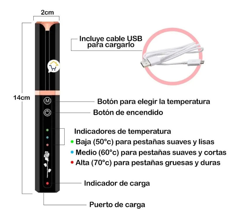 Rizador Encrespador Recargable.